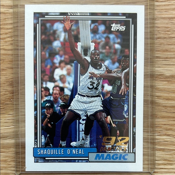 RARE Topps Shaquille O'Neal Rookie Card